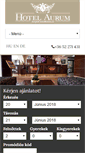 Mobile Screenshot of hotelaurum.hu